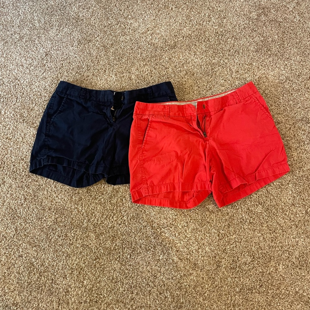 PACKAGE! J. Crew Chino 4” stretch shorts